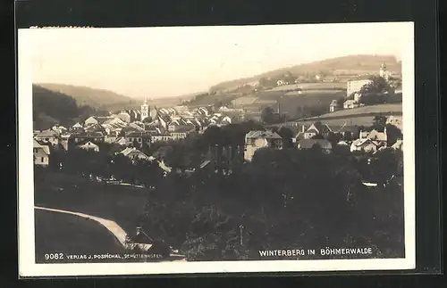 AK Winterberg im Böhmerwald, Ortsansicht
