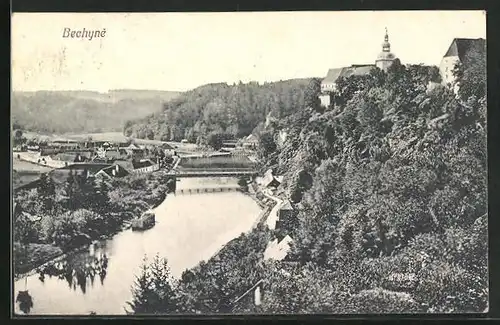 AK Bechyne, Teilansicht mit Fluss