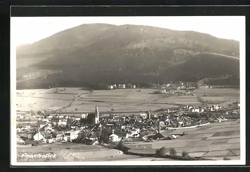 Foto-AK Prachatice, Panorama