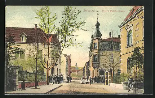 AK Grünstadt, Untere Bahnhofstrasse