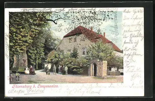 AK Schönstedt, Gasthof Forsthaus Thiemsburg