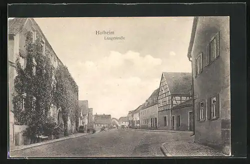 AK Hofheim, Efeubewachsenes Haus in der Langestrasse