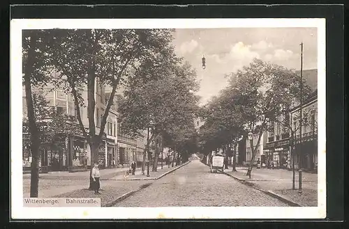 AK Wittenberge, Geschäfte in der Bahnstrasse