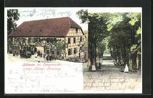 AK Langensalza, Restaurant Böhmen, früher Kloster Homburg