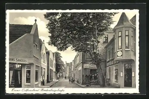 AK Esens, Geschäfte in der Hindenburgstrasse