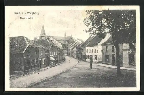 AK Wegberg, Hauptstrasse zur Kirche