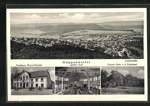 AK Düppenweiler, Gasthaus Mayer-Dauster, Grauer Stein a. d. Litermont