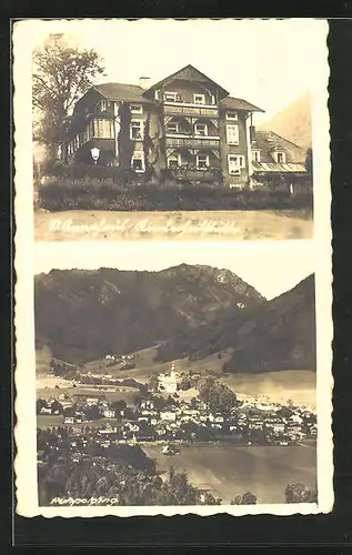 AK Ruhpolding, Teilansicht, Gebäudeansicht