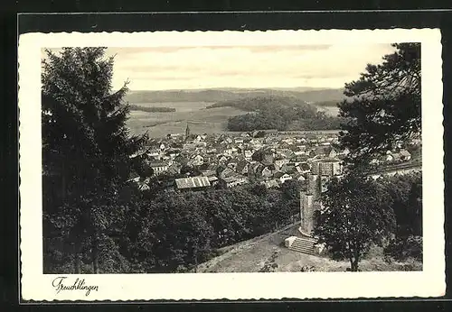 AK Treuchtlingen, Blick vom Aussichtsturm über die Stadt