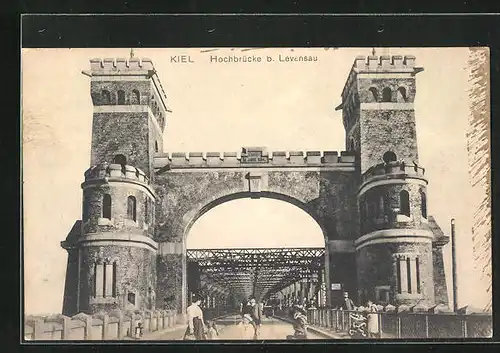 AK Kiel, Hochbrücke bei Levensau