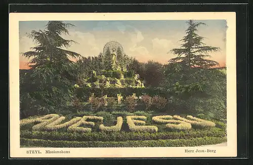 AK Steyl, Missionshaus, Herz Jesu-Berg