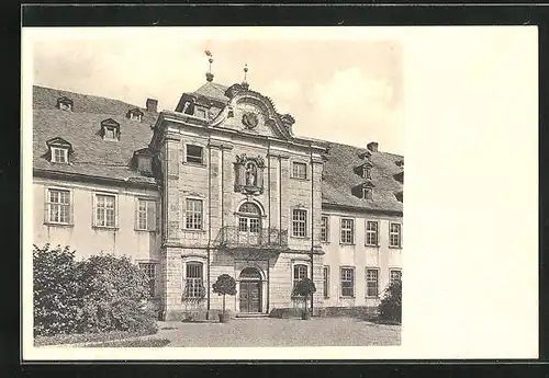 AK Marienstatt im Westerwald, Westfassade der Abtei