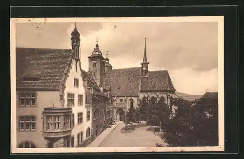 AK Schmalkalden, Blick auf Rathaus und Kirche