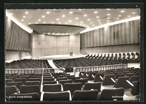 AK Berlin, Kongresshalle, Auditorium Maximum, Innenansicht