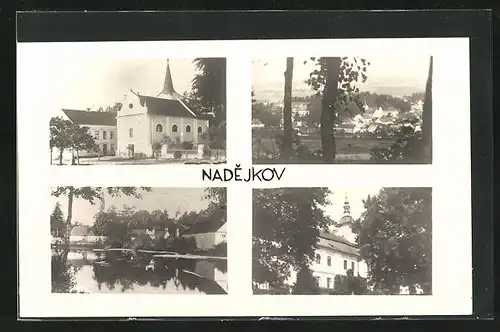 AK Nadejkov, Kirche, Uferpartie, Ortspartie