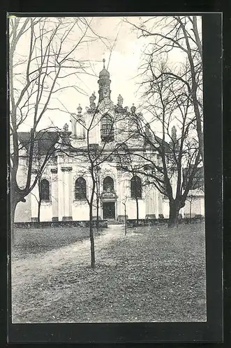 AK Mnichovo Hradiste, Eingang zur Kirche