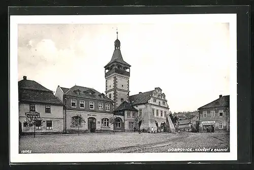 AK Dobrovice, Námesti s Radnici