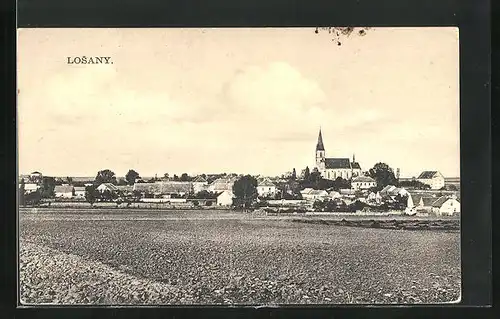 AK Losany, Gesamtansicht der Stadt