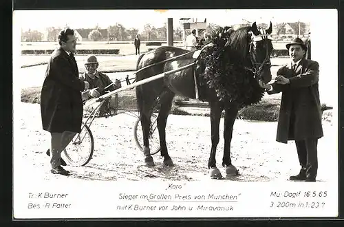 AK Pferd Karo als Sieger im Grossen Preis von München 1965