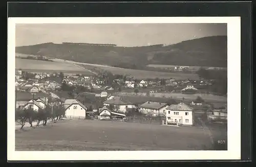 AK Jince /Jinetz, Gesamtansicht aus der Vogelschau