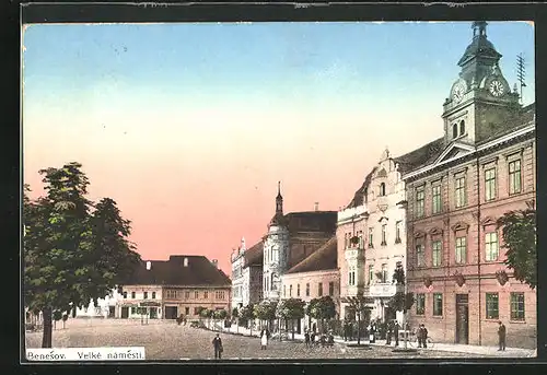 AK Beneschau / Benesov, Velke namesti