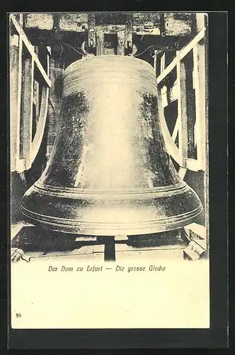 AK Erfurt, Die grosse Glocke im Dom