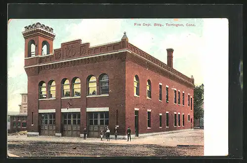 AK Torrington, CT, Fire Dept. Bldg., Feuerwehr