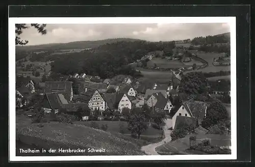 AK Thalheim, Ortsansicht aus der Vogelschau