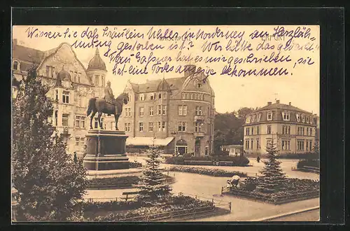 AK Erfurt, Kaiserdenkmal am Kaiserplatz