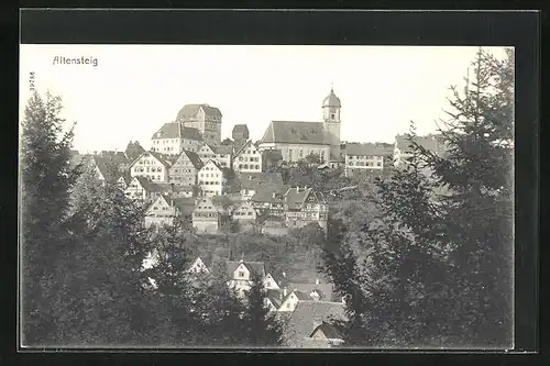 AK Altensteig, Blick zur Kirche