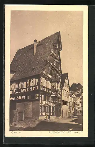 AK Calw, Altdeutsches Haus