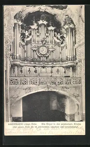 AK Amorbach, Die Orgel in der Protestantischen Kirche