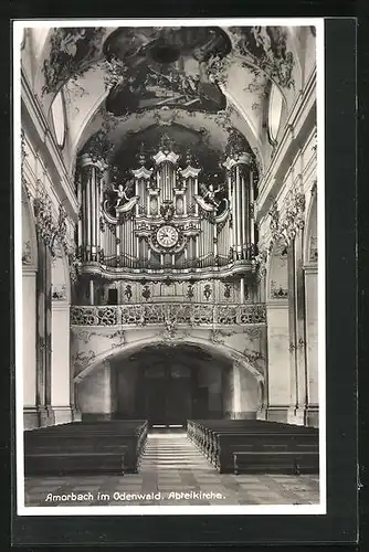 AK Amorbach im Odenwald, Orgel in der Abteikirche
