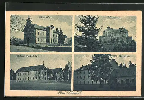 AK Bad Ullersdorf, Fürstenhaus, Sanatorium & Villa Franziska