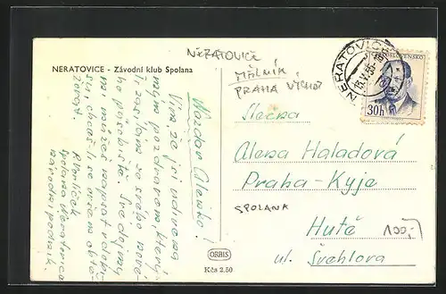 AK Neratovice, Závodní klub Spolana