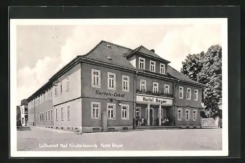 AK Bad Klosterlausnitz, Hotel Beyer