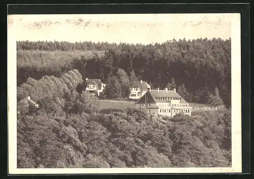 AK Bad Berka /Ilm, Blick nach dem Hartmannhaus