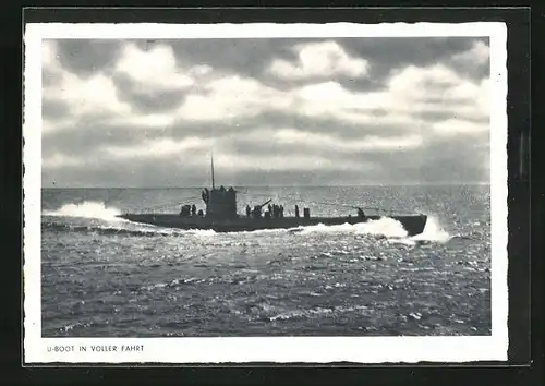 AK U-Boot in voller Fahrt