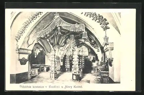 AK Kuttenberg / Kutna Hora-Sedlec, Vnitrek kostnice