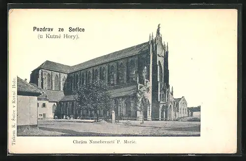 AK Kuttenberg / Kutna Hora-Sedlec, Chrám Nanebevzetí P. Marie