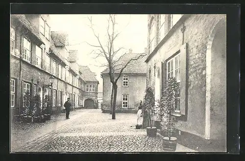 AK Lübeck, Füchtingshof, Glockengiesserstrasse 25