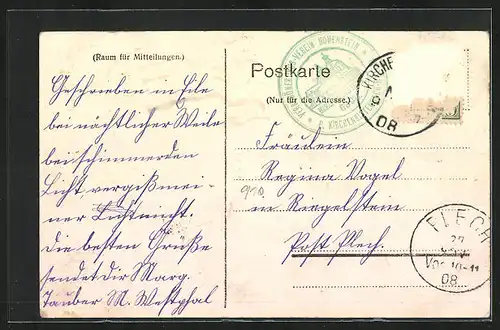 AK Kirchensittenbach, Ortsansicht mit Hohenstein