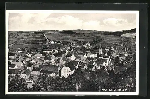 AK Velden a. P., Totalansicht aus der Vogelschau