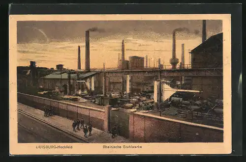 AK Duisburg-Hochfeld, Rheinische Stahlwerke