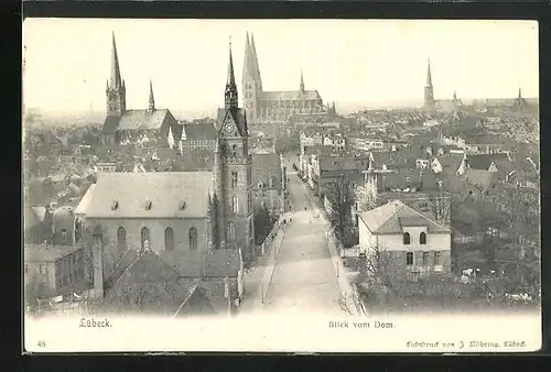 AK Lübeck, Blick vom Dom
