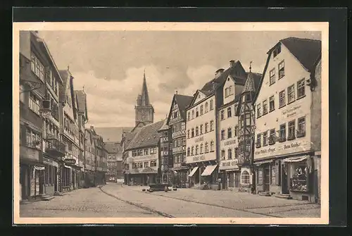 AK Wertheim a. M., Marktplatz