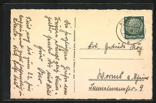 AK Baumholder, Ortsansicht mit Kirche