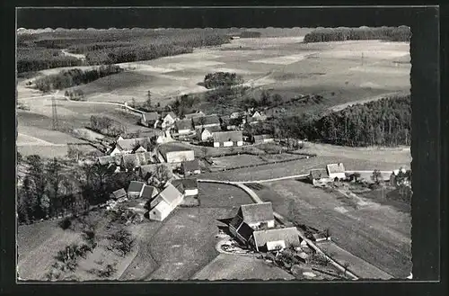 AK Oberbaimbach, Ortsansicht aus der Vogelschau