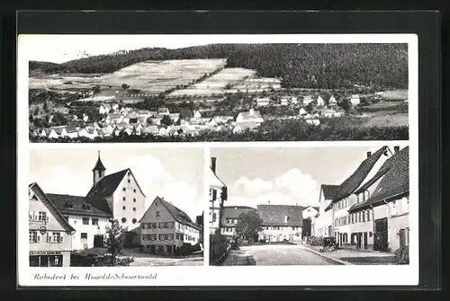 AK Rohrdorf / Schwarzwald, Ortsansicht, Strassenpartie