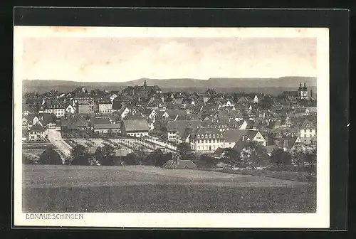 AK Donaueschingen, Gesamtansicht